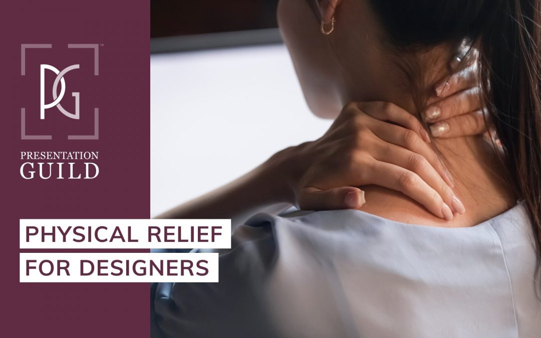 Physical relief for designers